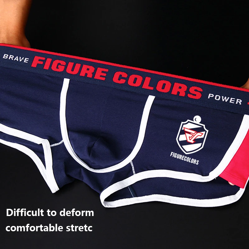 FK 4Pcs Cotton Boxershorts Men Boxers Male Sexy Underwear Man Panties Soft Short Boxer Mens Breathable Underpants Free shipping