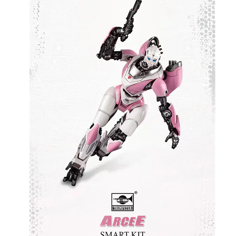

NEW Trumpeter Transformation Arcee Assemble SMART Kit Mini Pocket Warrior Action Figure Robot Toys With Box