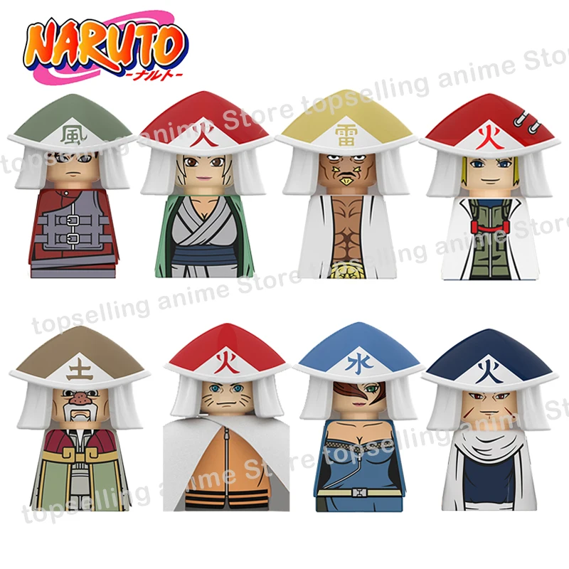 

KDL810 Naruto anime bricks Hashirama Tobirama Gaara building Tsunade mini blocks action toy figures Assembly toys birthday gifts