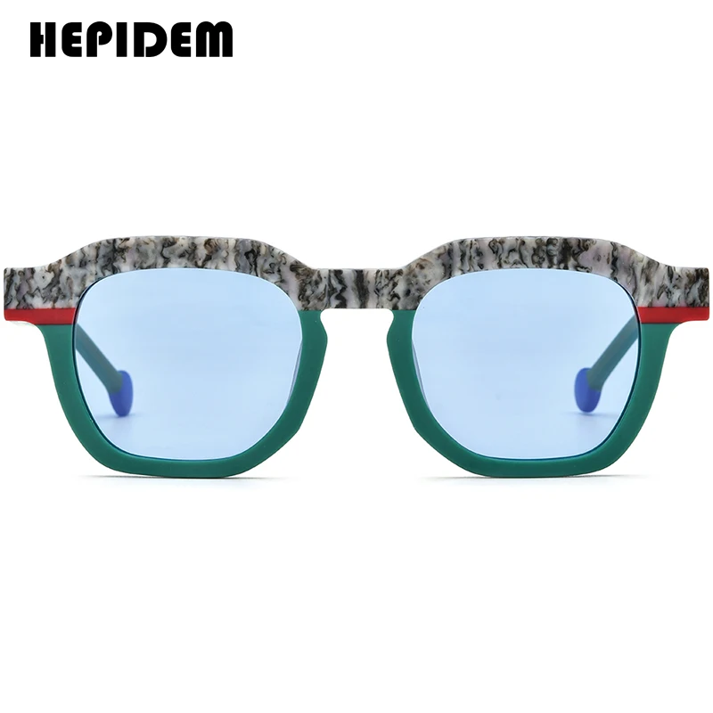 HEPIDEM Очки солнцезащитные Мужские поляризационные квадратные в японском стиле