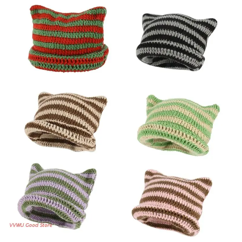 

Adult Knitted Windproof Hat Cute Children Outdoor Cycling Skiing Lovely Cold Winter Keep Warm Hat for Toddler