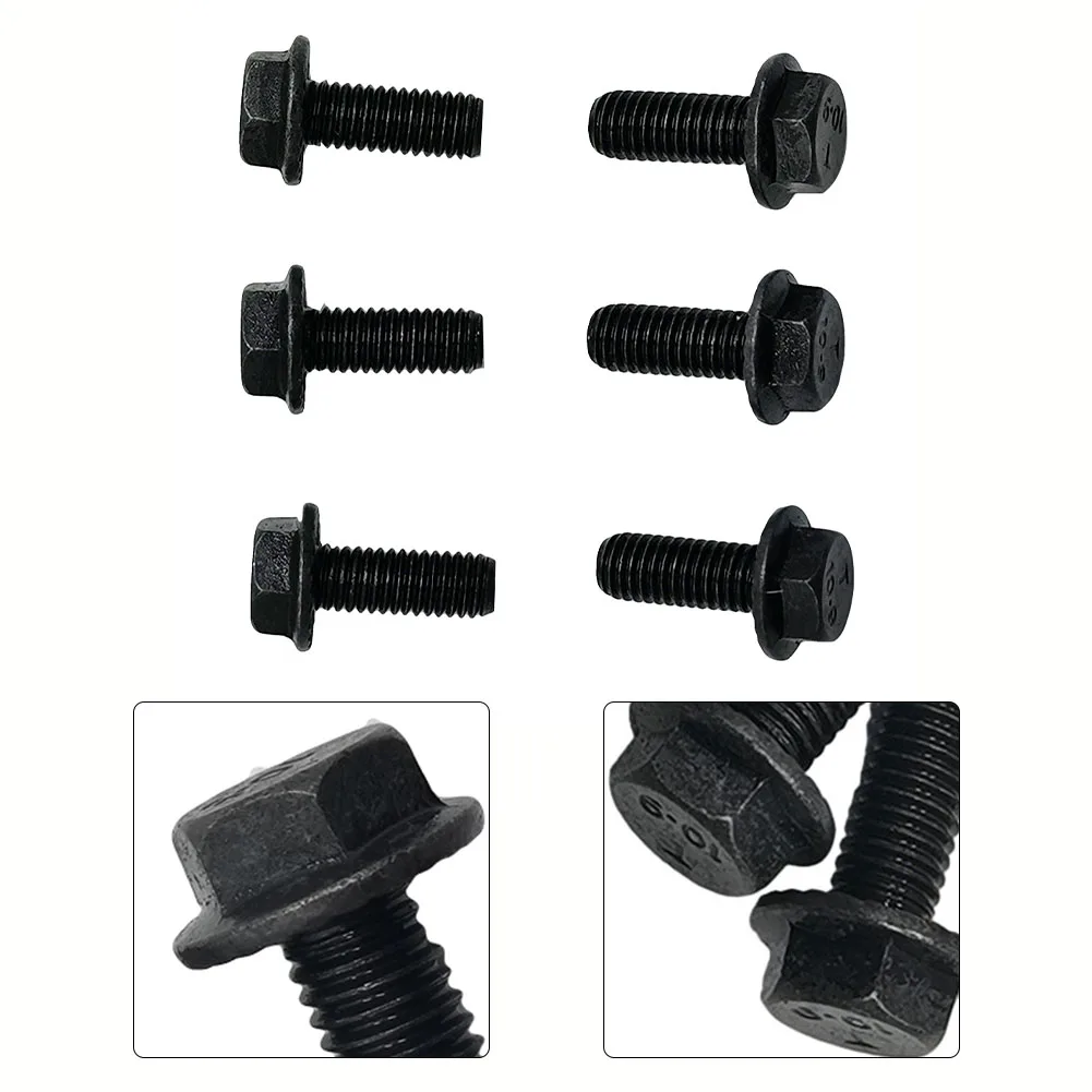 

1pc Metal Saw Blade Bolt Thread Hex Head Flange For Cutting Machine Black Saw Blade Screw For Dewalt- Miter 145344-0 DW706
