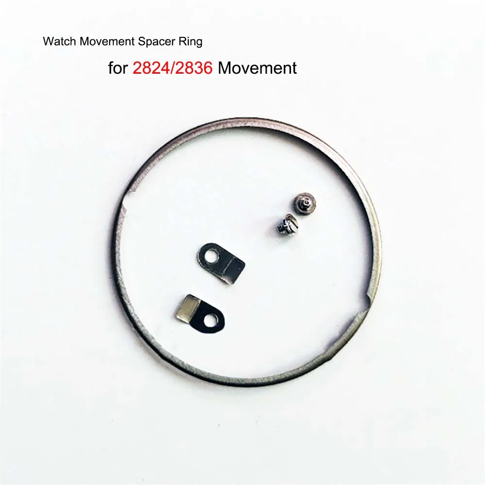 

Metal Movement Spacer Ring for 2824/2836 Watch Movement Washer Rings Fixing Screws Sheet Kit Watches Repair Tool Accessories