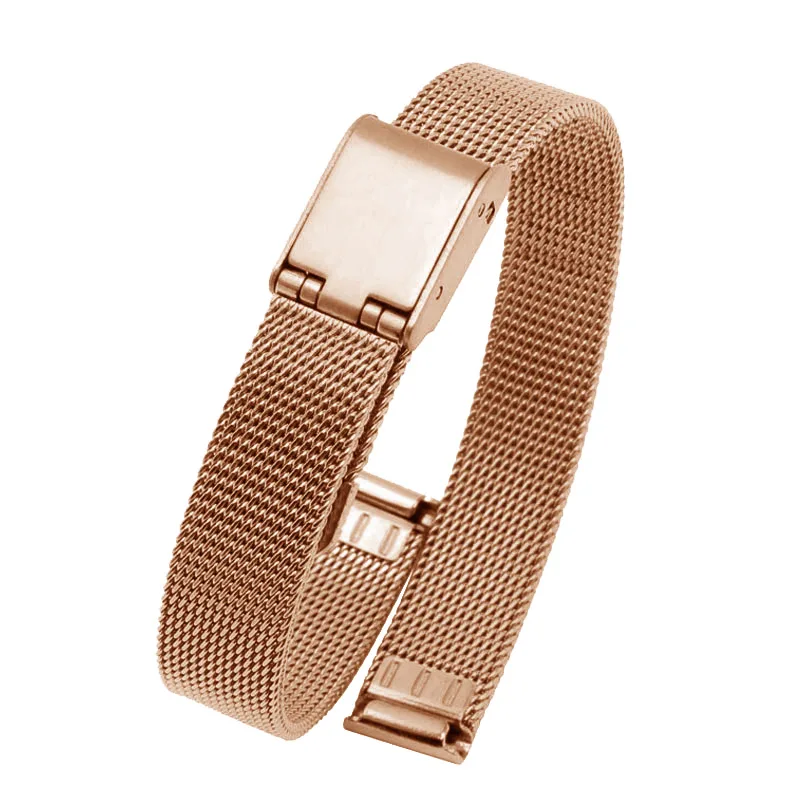 Женский ремешок для часов 6 мм 8 10 12 14 м Casio Fossil Longines DW Swarovski женский из нержавеющей
