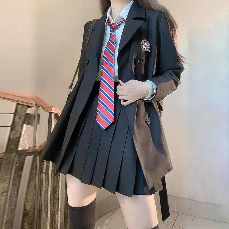 Xgoth JK юбка комплект с лацканами свободные повседневные пальто топы белые рубашки