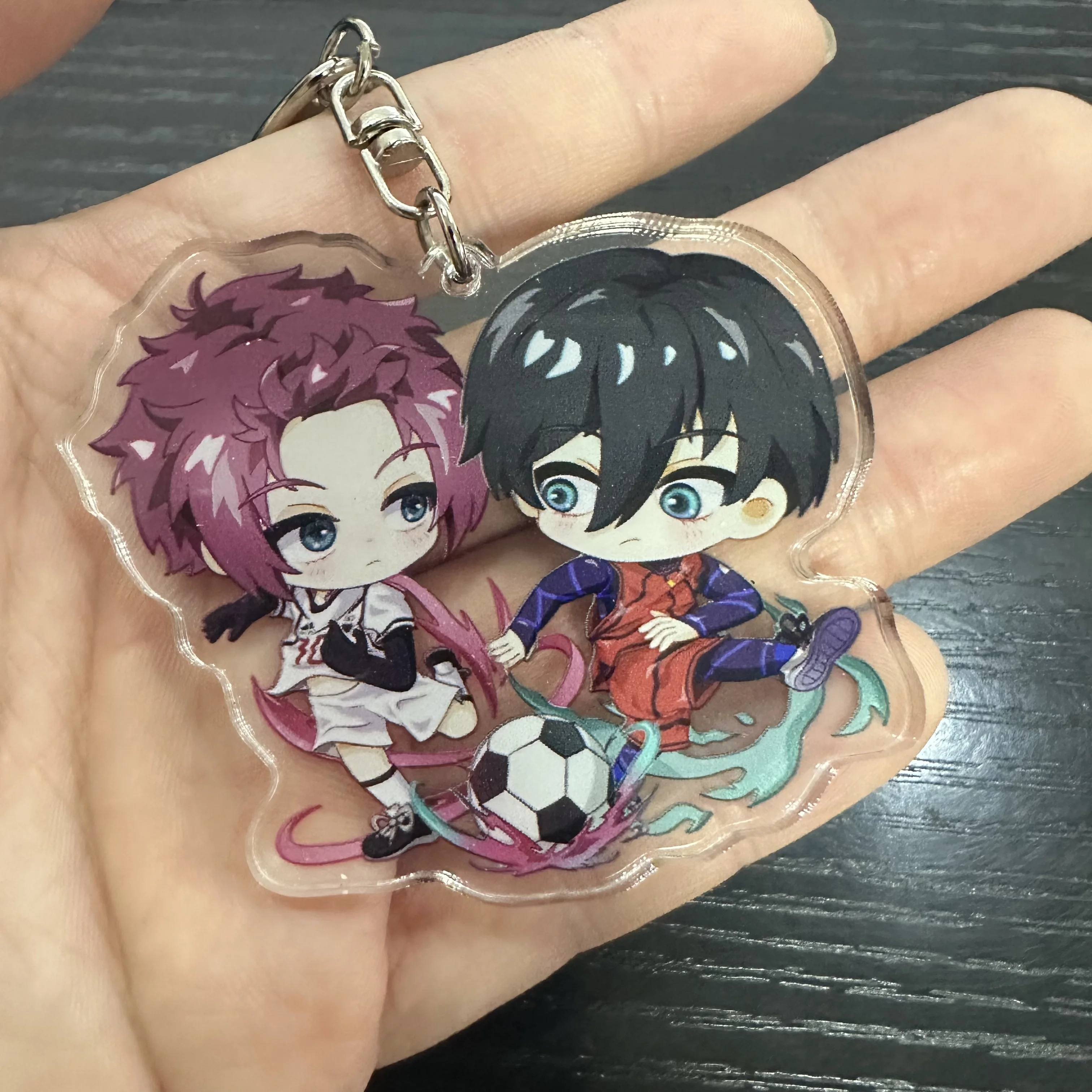 Акриловый брелок с аниме принтом