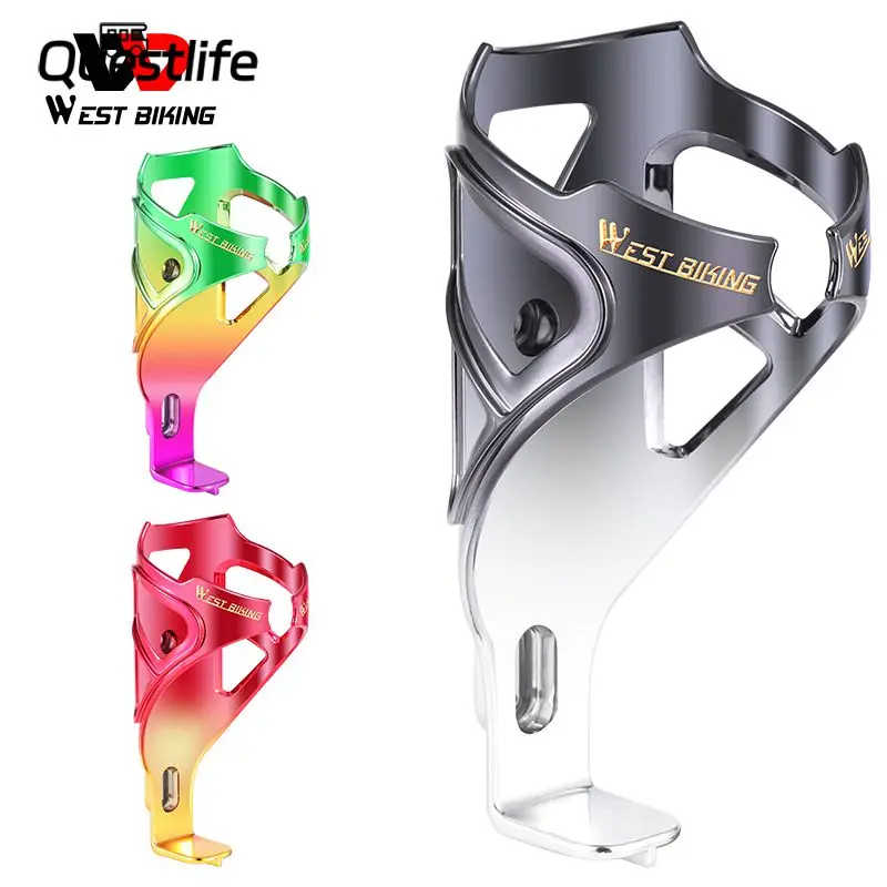 

Bicycle Bottle Cages Cycling Bike Aluminum Alloy Lightweight Drink Water Bottle Rack Riding Colorful Kettle Holder Bracket