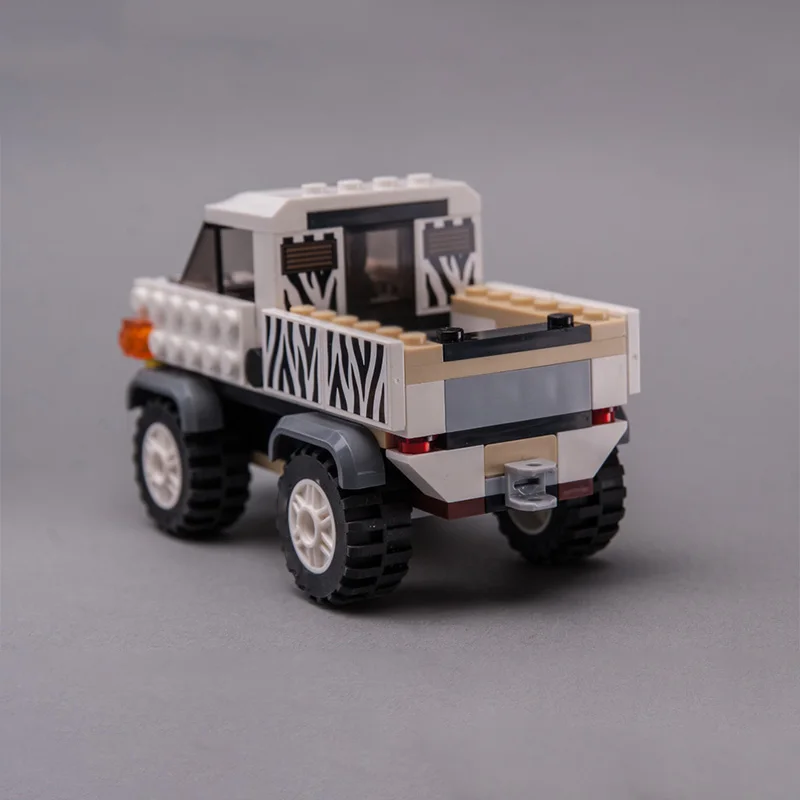 Модель городской автомобиль MOC, строительные кирпичи, белый внедорожный пикап, модульная технология, детские праздничные подарки, сборные игрушки, костюм (art.: 3920d39d730ed) - 3920d39d730ed