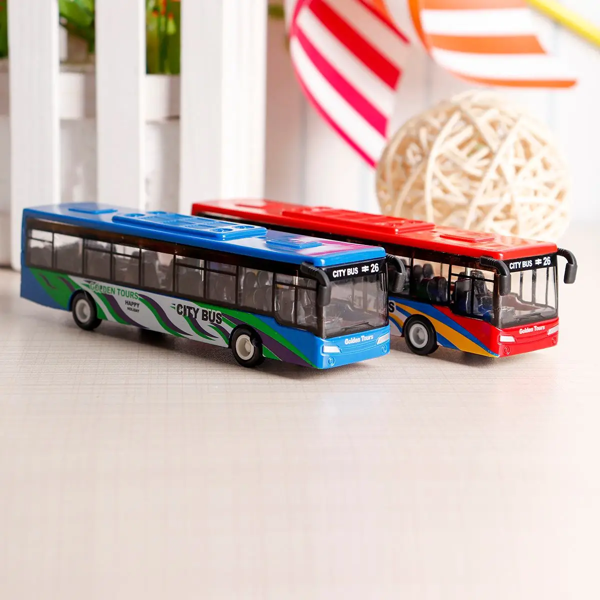 1 шт. игрушечная тележка из сплава для автобуса соотношение 1:64 | Игрушечный