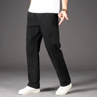 2022 new cargo pants trousers for men military style tactical cotton overalls male multi pockets loose straight sports pants 6xl