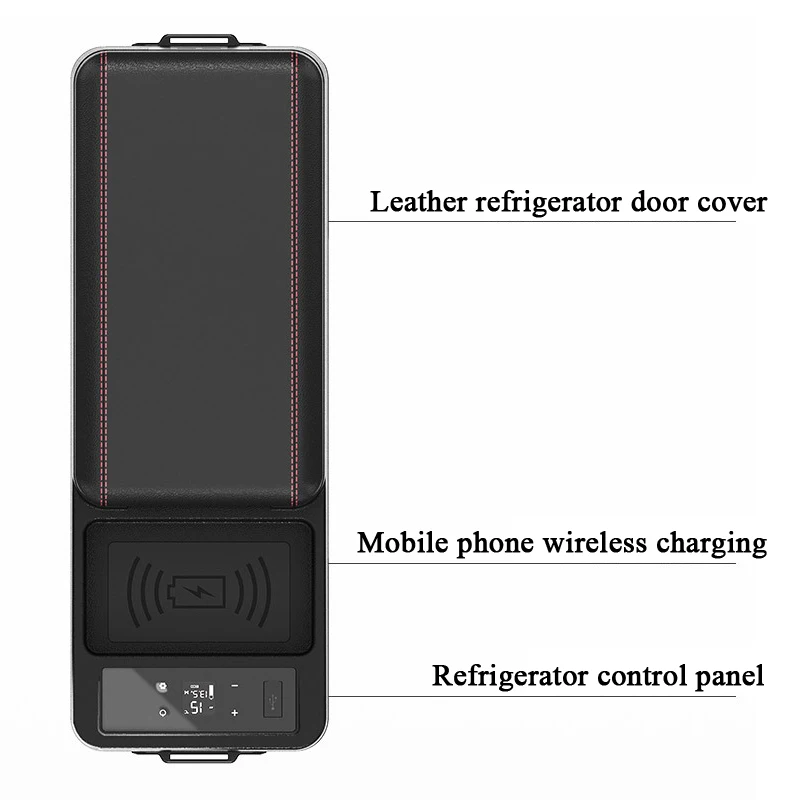 Автомобильный подлокотник Alpicool 8L мини-холодильник портативный охладитель