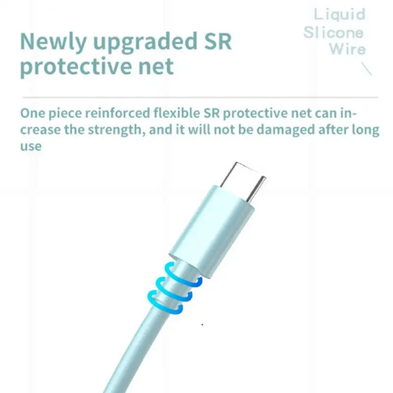 0.25/1/1.5/2M 5A USB Type C Data Cable Quick Charging Wire Type-C Data Cable For Samsung S21 S20 Xiaomi Redmi Note 11