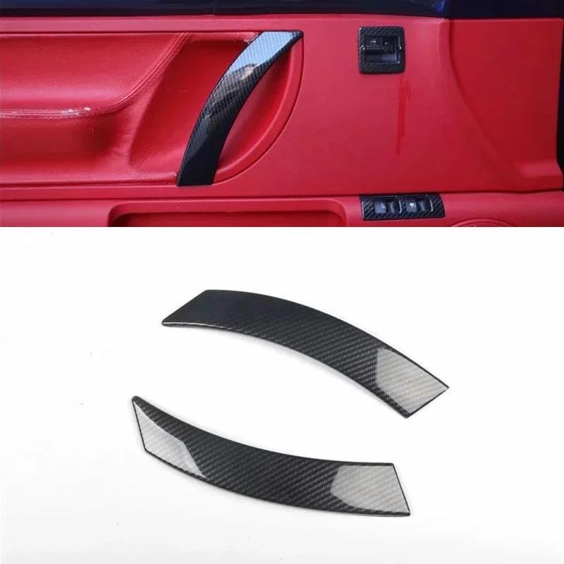

Fit For Volkswagen Beetle 2001-2010 2PCS Car Door Handle Bowl Protector Cover Trim Carbon Fiber ABS Car Styling Accessories
