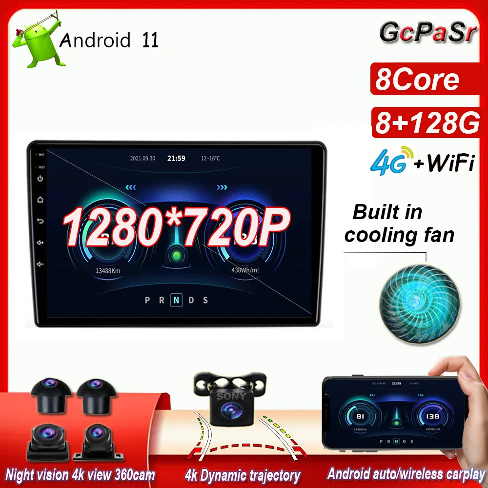 

Android auto 8G+128G Android 11 For Opel Zafira B 2005-2014 Car Radio Multimedia Video Player Navigation GPS DSP IPS
