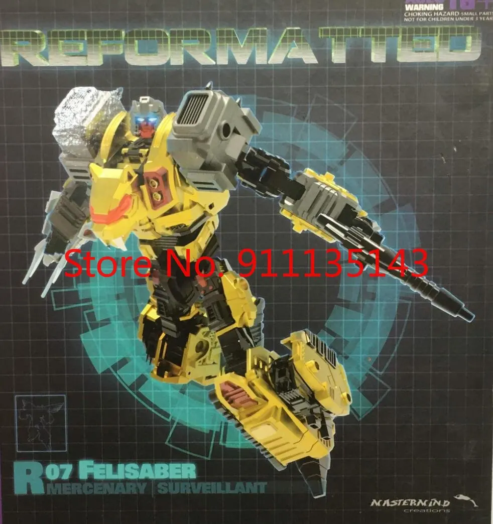 

Mmc R-07 Felisaber Catilla 3rd Party Transformation Toys Anime Action Figure Toy Deformed Model Robot In Stock Gift