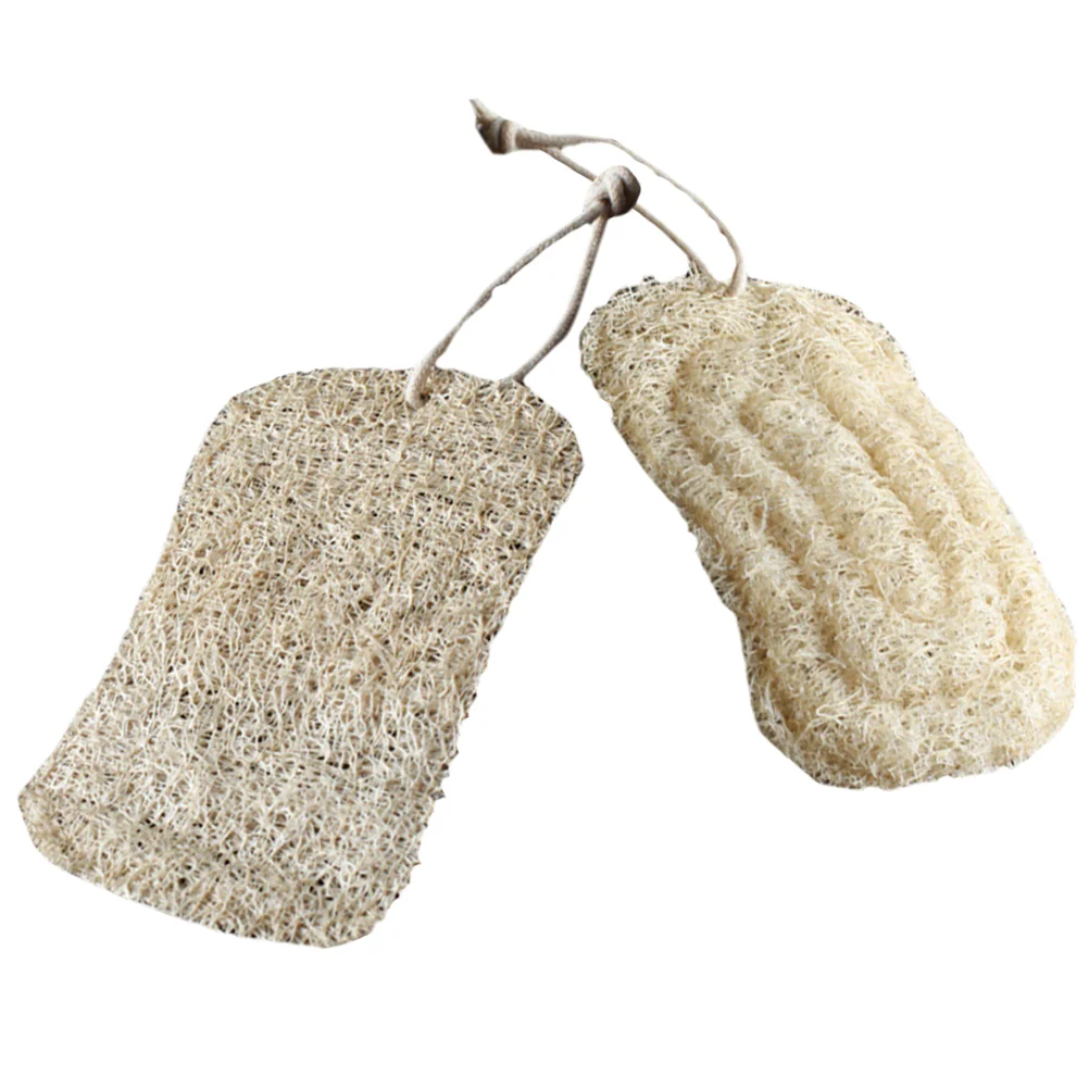 

2 Pcs Sponges Cleaning Puppy Bite Toy Exfoliating Back Scrubber Shower Pouf Sink Brush Shower Scrunchie Cleaning Scrub Brush