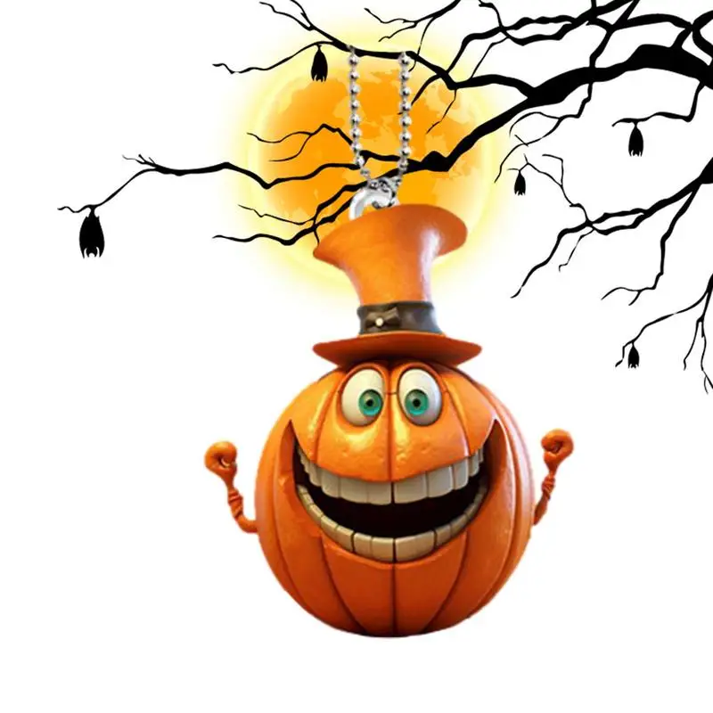 

Украшения в виде тыквы для дерева, подвеска в виде тыквы для Хэллоуина, украшение на зеркало заднего вида автомобиля, подвеска для украшения интерьера автомобиля