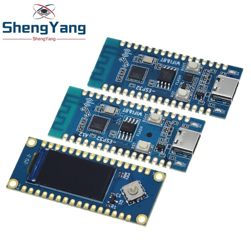 Макетная плата ESP32 C3 материнская с ЖК-дисплеем встроенная антенна 2 4G 32Pin IDF WiFi +