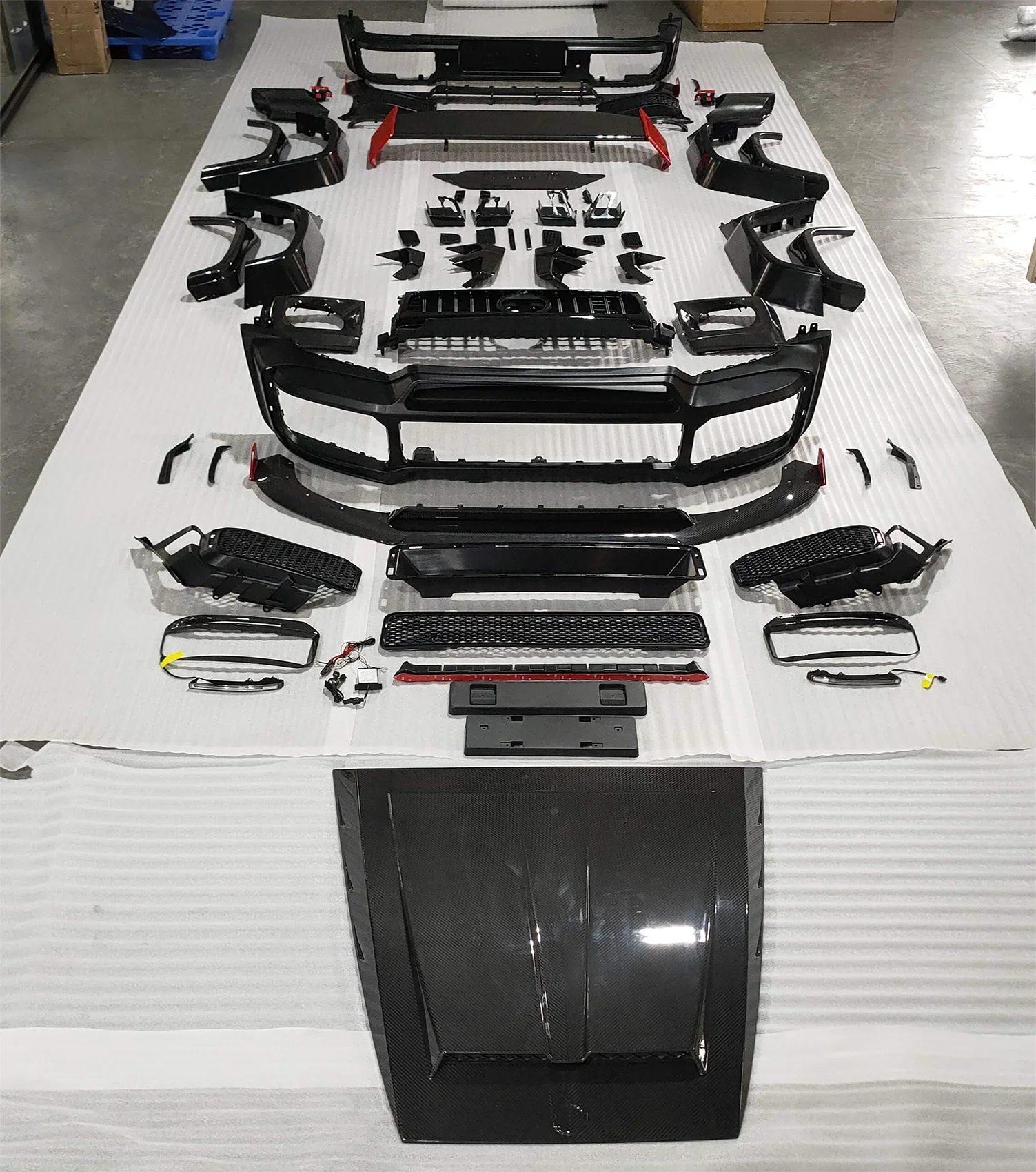 YXQ Высокое качество W464 W463 G63 Сухое углеродное волокно Rocket G900 Style Bodykit для Mercedes-Benz