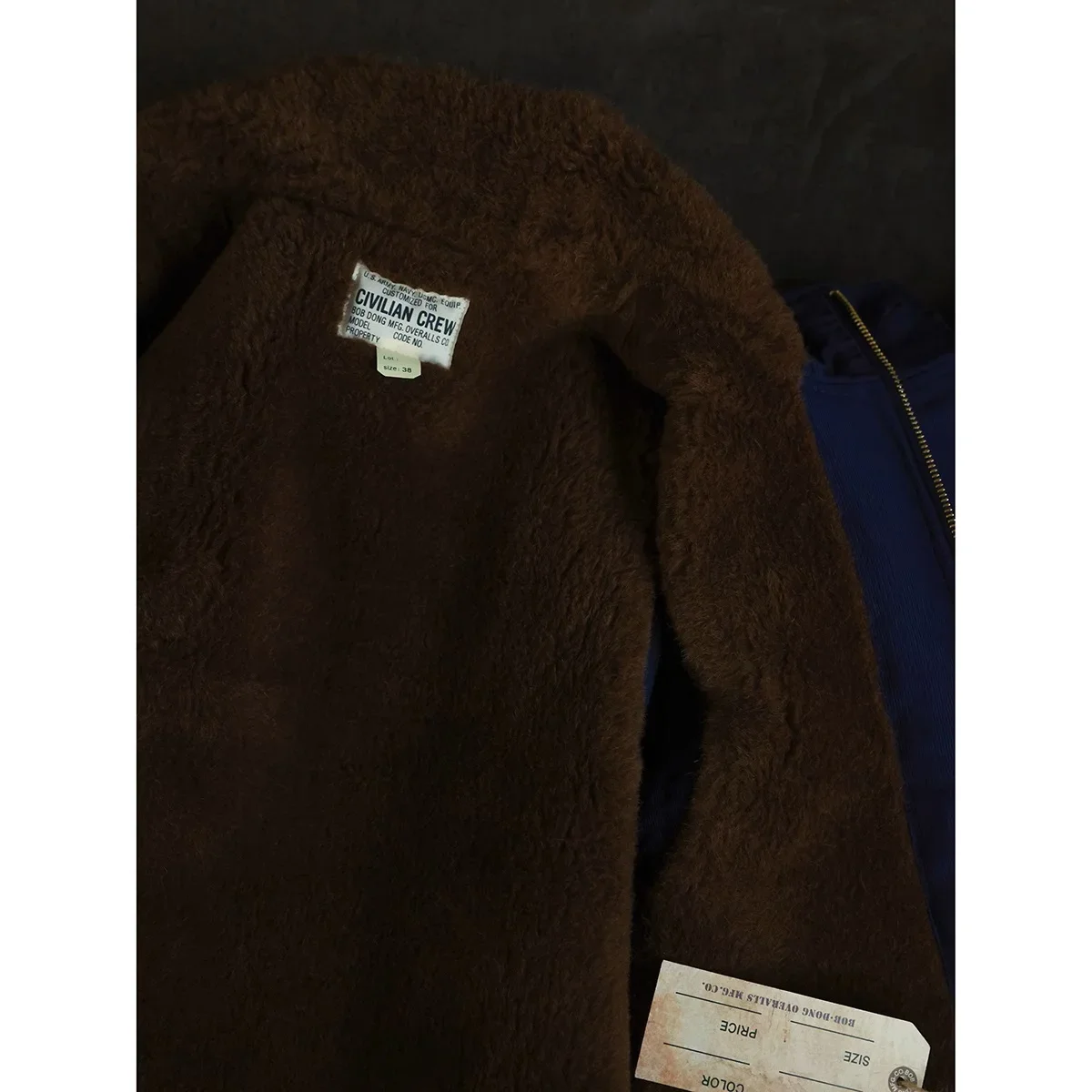 Зимний жилет-авиатор BOB DONG мужской жилет с воротником-стойкой в байкерском стиле