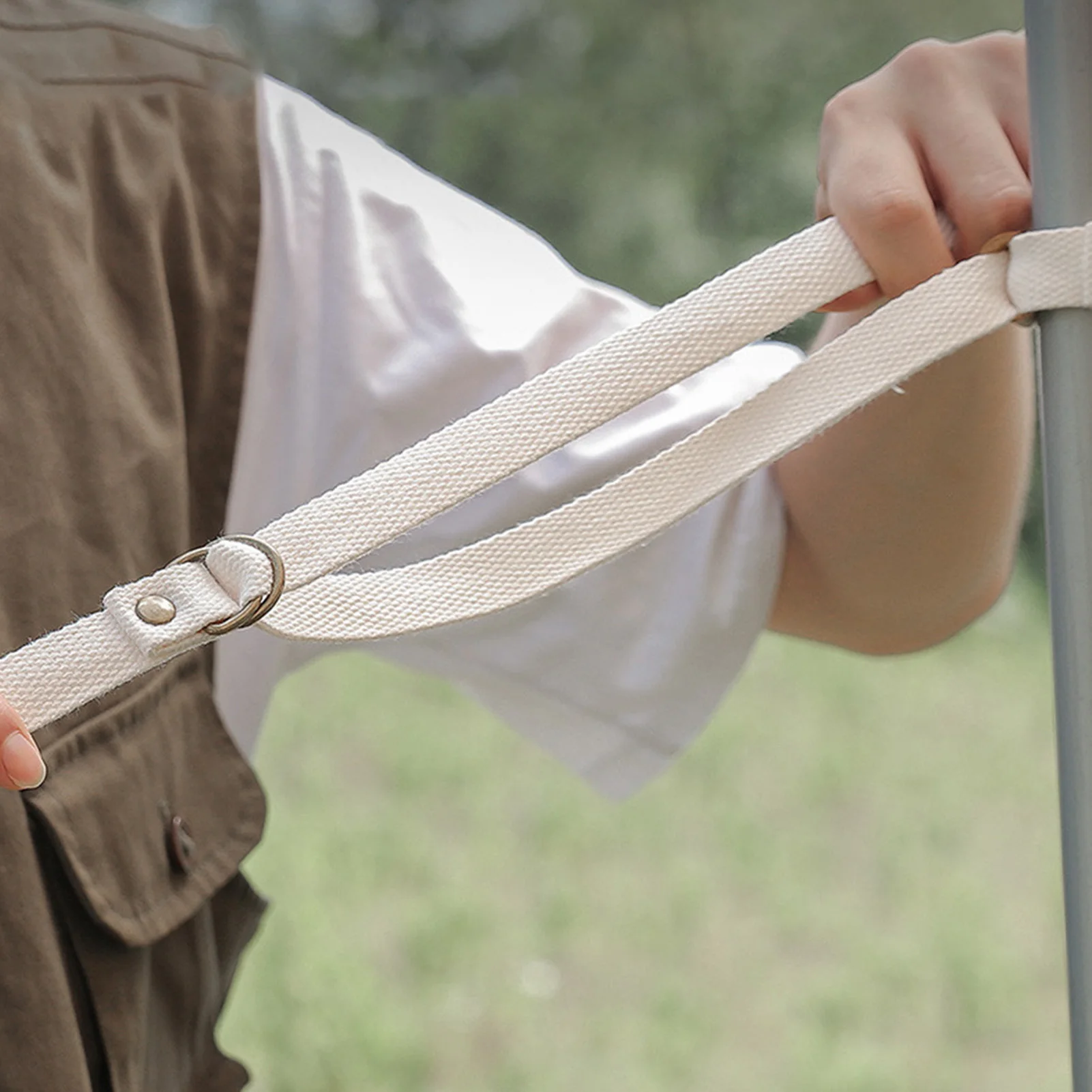 

Портативный ремешок для хранения белья для кемпинга с 25 петлями регулируемый шнурок для палатки кемпинга Веревка для белья для пешего тури...