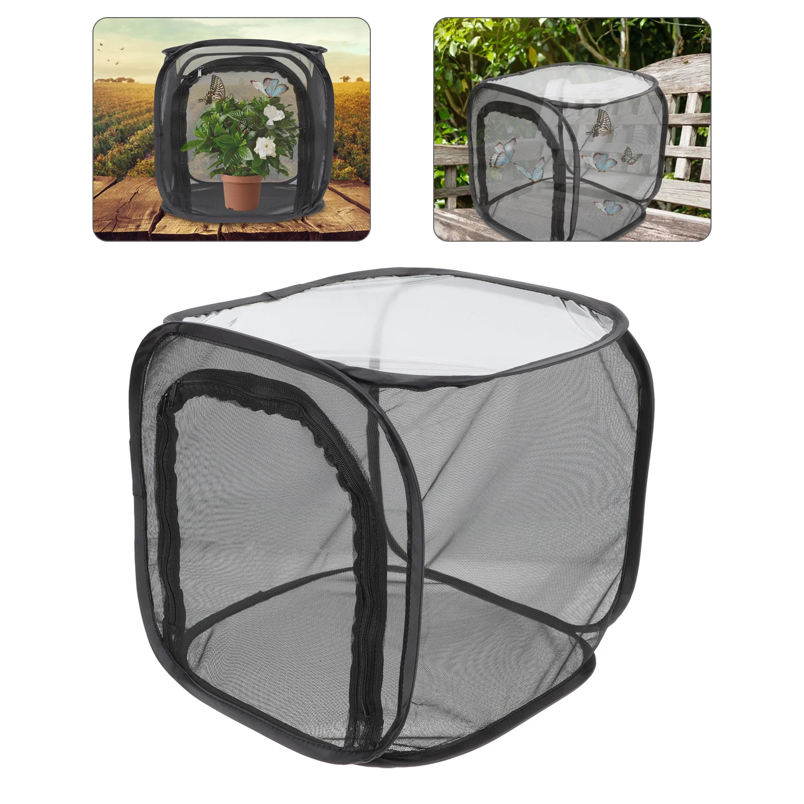 

Cagehabitat Insect House Terrarium Collapsible Mesh Outdoor Carrier Observe Net Breathable Butterflies Viewingfoldable Poplarge