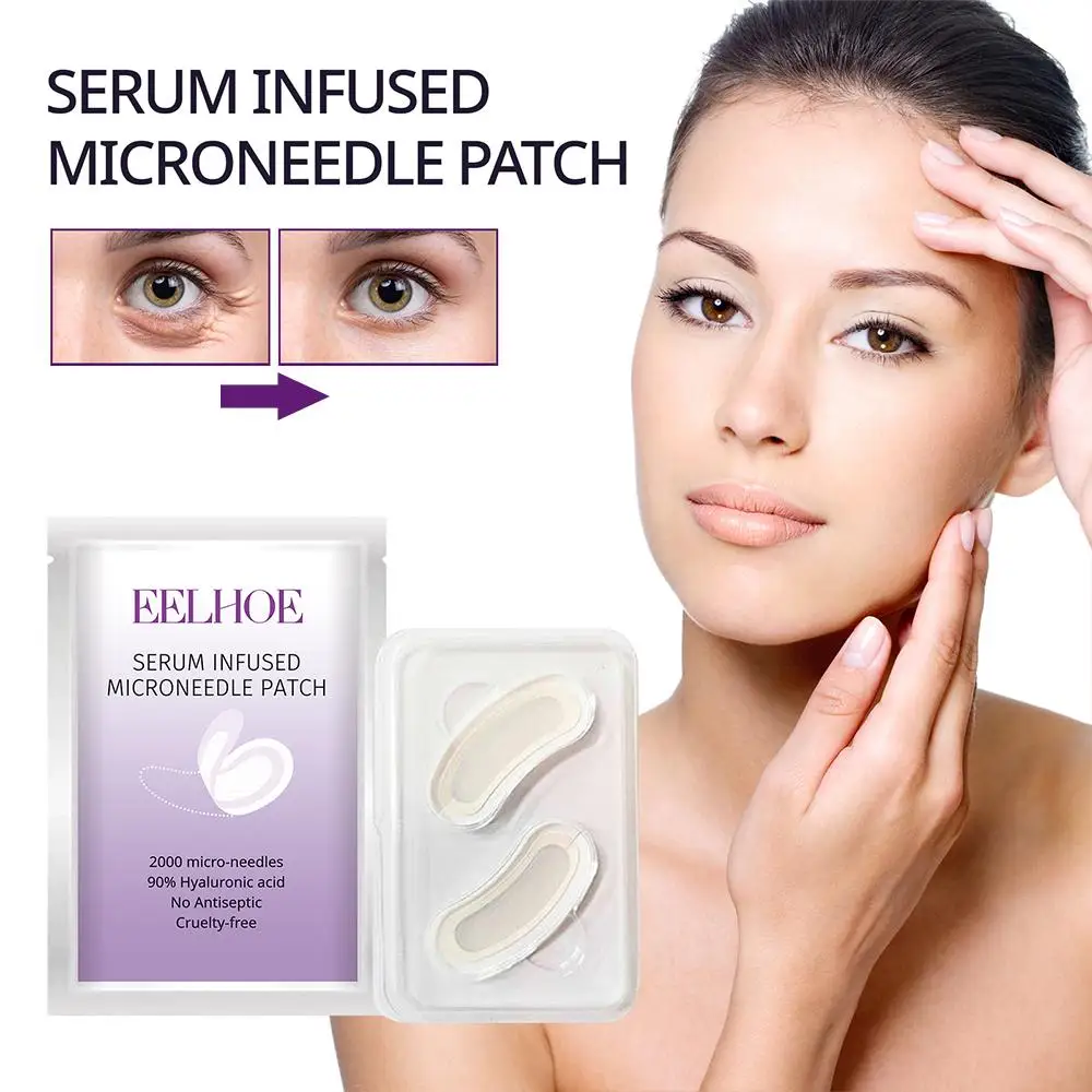

Micro-needle Under Eye Patch for Wrinkles Fine Lines Removal Hyaluronic Acid Eye Mask Dark Circle Puffiness Eye Pads W9Y2