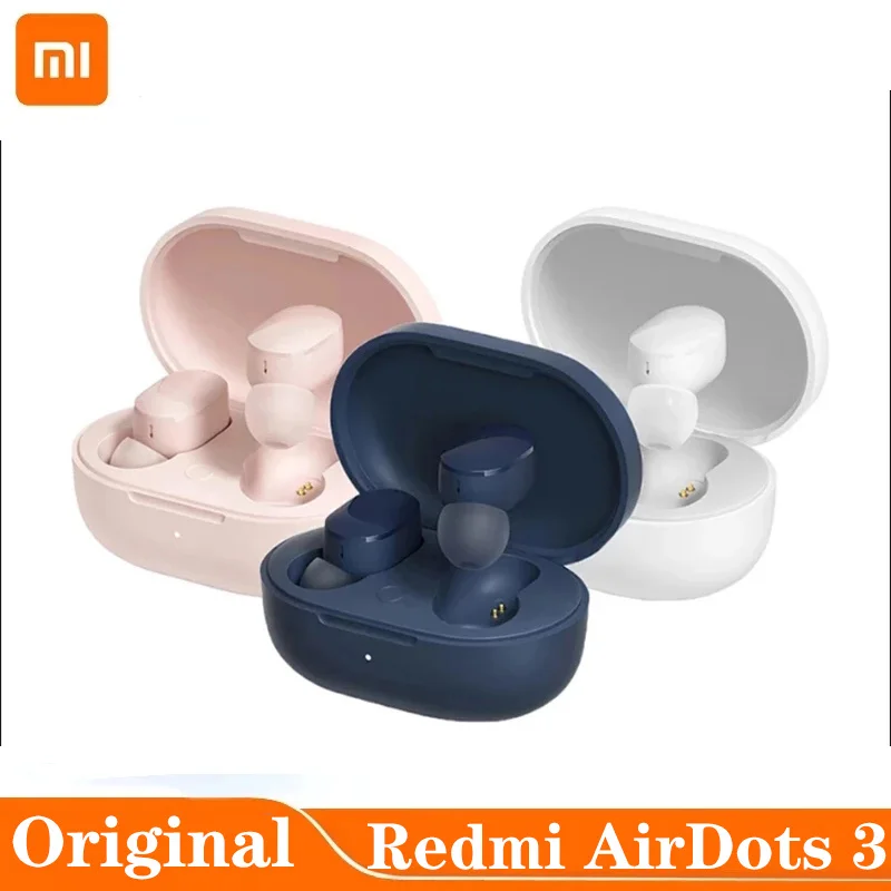 

Оригинальная беспроводная гарнитура xiaomi redmi airdots 3mi, bluetooth 5,2, aptx, с функцией приспосабливания, стерео, бас, с микрофоном, hands free