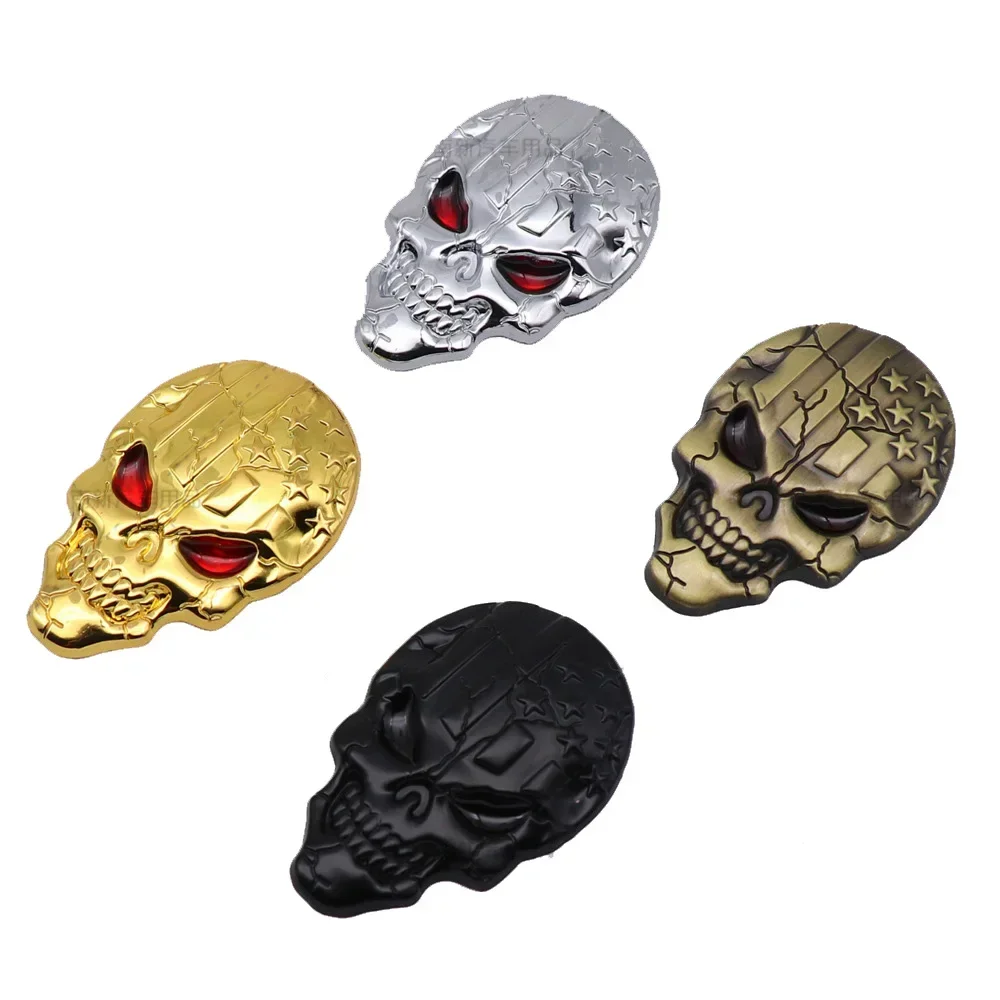 z czaszką emblemat boczny nadwozia samochodu naklejka na bagażnik dla Jeep Subaru Chevrolet Mercedes Benz Ford Mazda Land Rover Honda Toyota