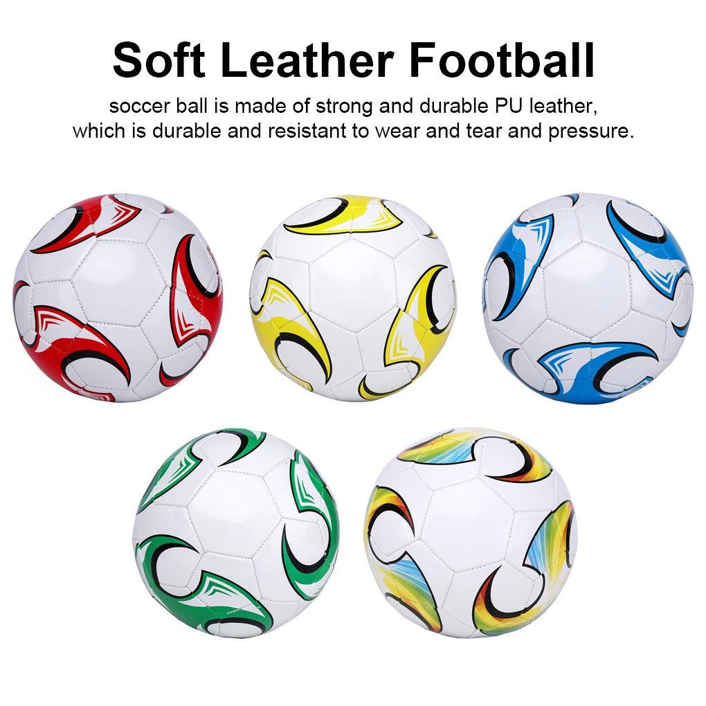 

Children Football Professional Competition Athlete Beginner Match PU Soccer Learning Balls Gym School Playground