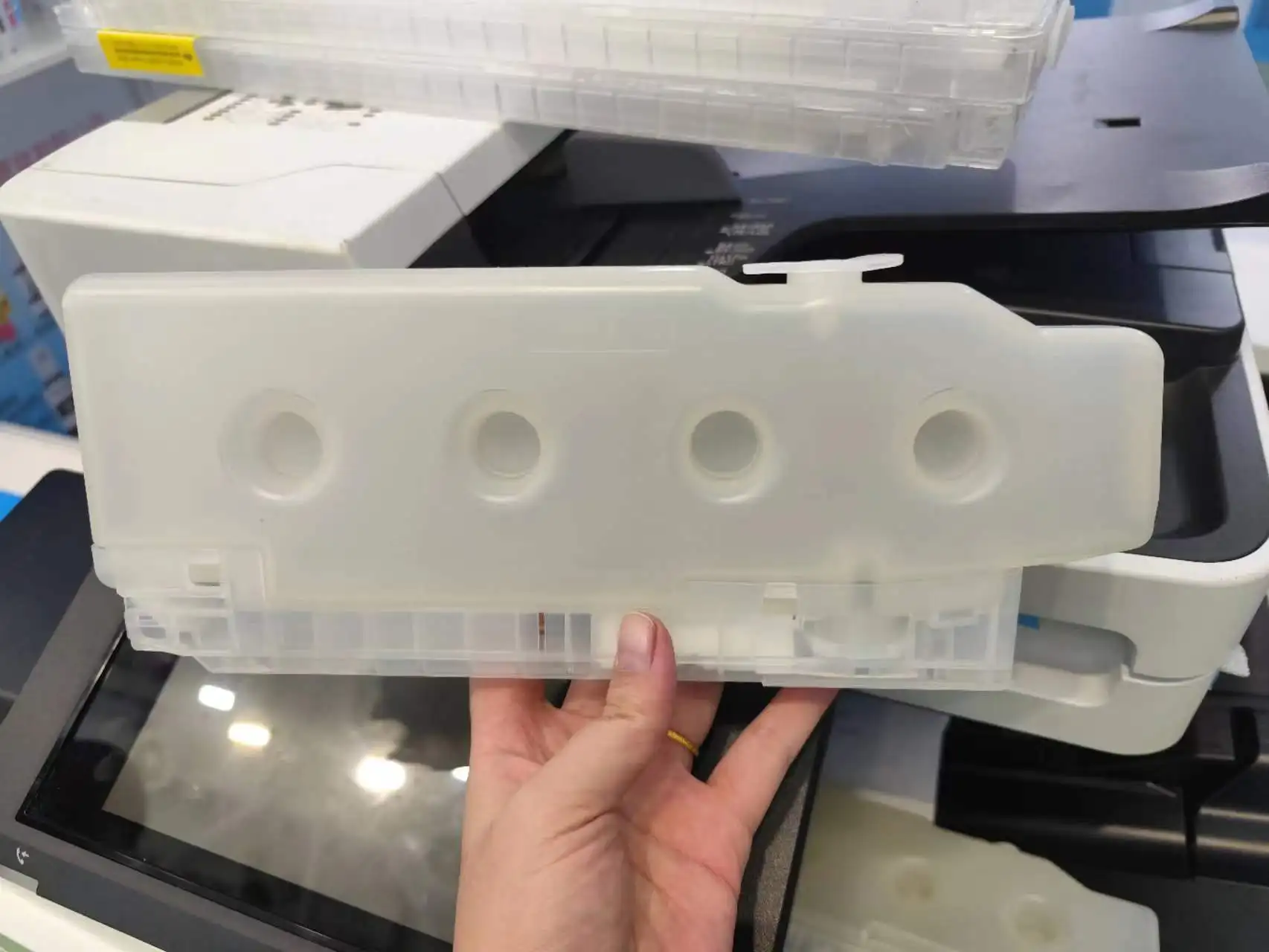 Оригинальный запасной чернильный картридж T08C T08D с чипом для Epson Φ принтер 700 мл и