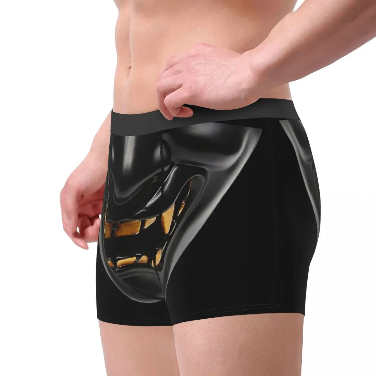 Мужское нижнее белье Oni Dark Samurai Hannya Japanese Demon Yokai Grillz новинка трусы-боксеры мужские