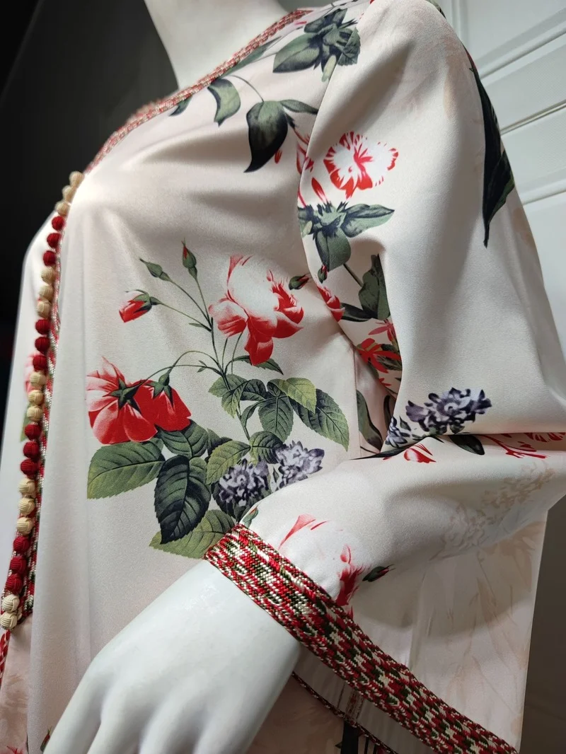 Eid Mubarak Abaya Dubai Turkey Muslim Hijab Dress Abayas for Women Islamic African Maxi Dresses Caftan Moroccan Kaftan Jalabiya