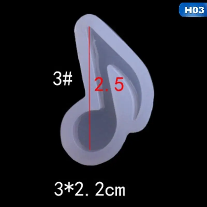 

Форма для торта музыкальная нота силиконовая