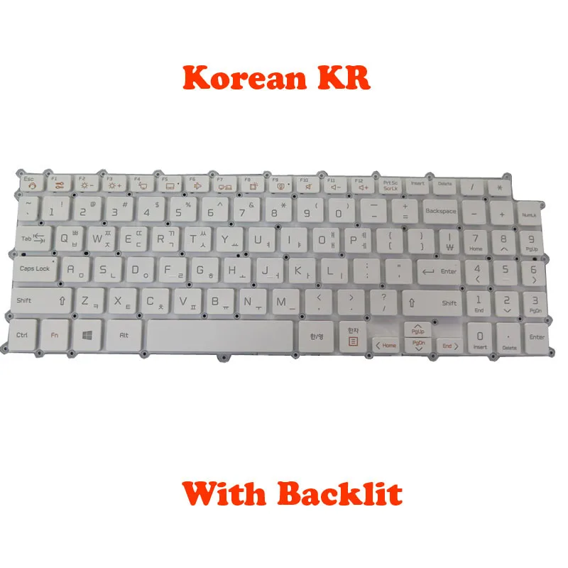 Клавиатура с подсветкой для ноутбука LG KT01-19C2BS03KRRA000 18B9B KT0119C2BS03KRRA000 AEW74029841 цвет