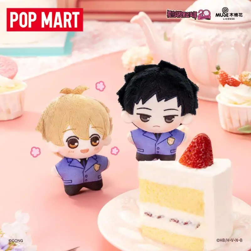 Фото POP MART GONG High School Host Club OURAN Beckoning Series: Плюшевые игрушки-сюрпризы в закрытой упаковке, милые фигурки-украшения для домашнего декора №1