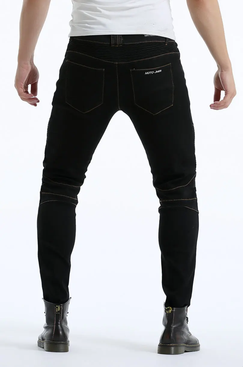 LOMENG Camouflage Motorcycle Riding Jeans Biker Motorbike Pants with CE Removable Armored for Men LMJES-2