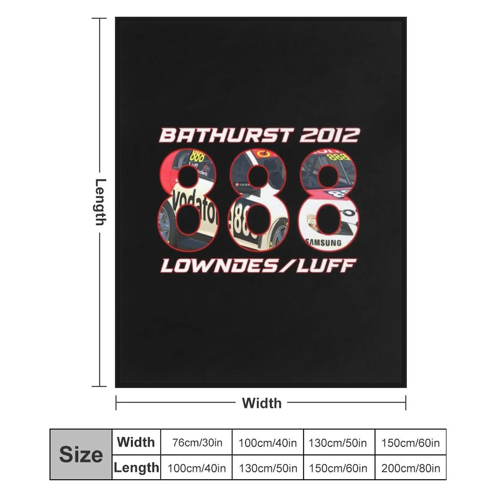 Одеяло Craig Low aand Bathurst 2012 пледы