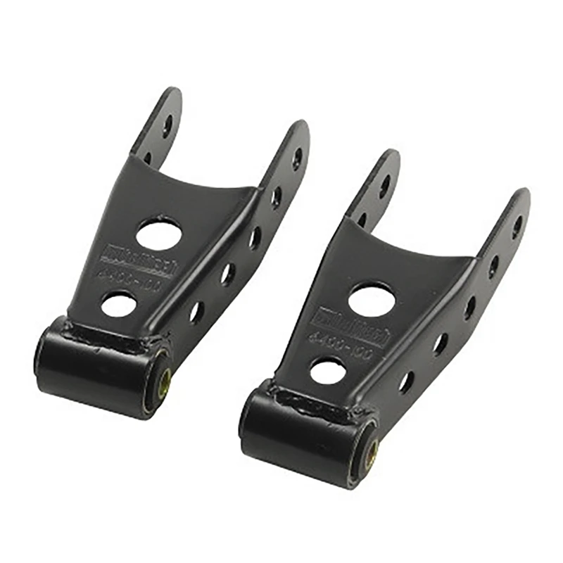

1 Pair of BEL6400 Rear Lowering Shackle Bracket Kit for Chevy Dodge Ford and GMC with 2inch Drop