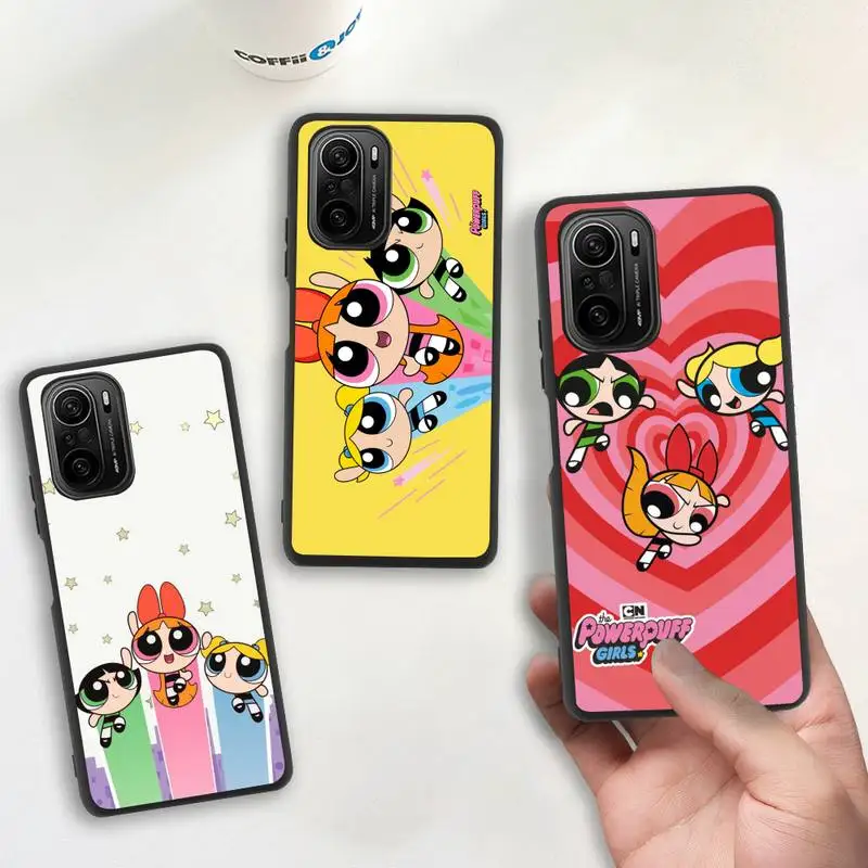 

The Powerpuff Girls Phone Case Phone Case For Redmi 9A K20 K30 K40 Note 11E 11S 11 10 9 Pro Silicone Soft Cover