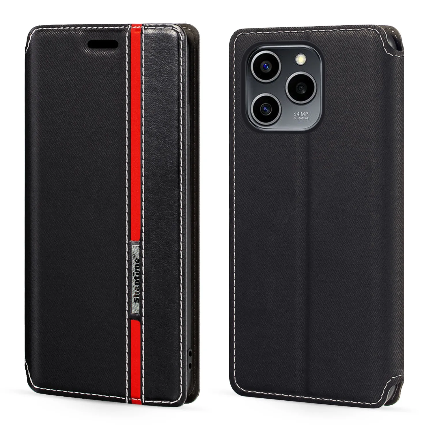 

For Huawei Honor 60 SE Case Fashion Multicolor Magnetic Closure Leather Flip Case Cover with Card Holder 6.67 inches