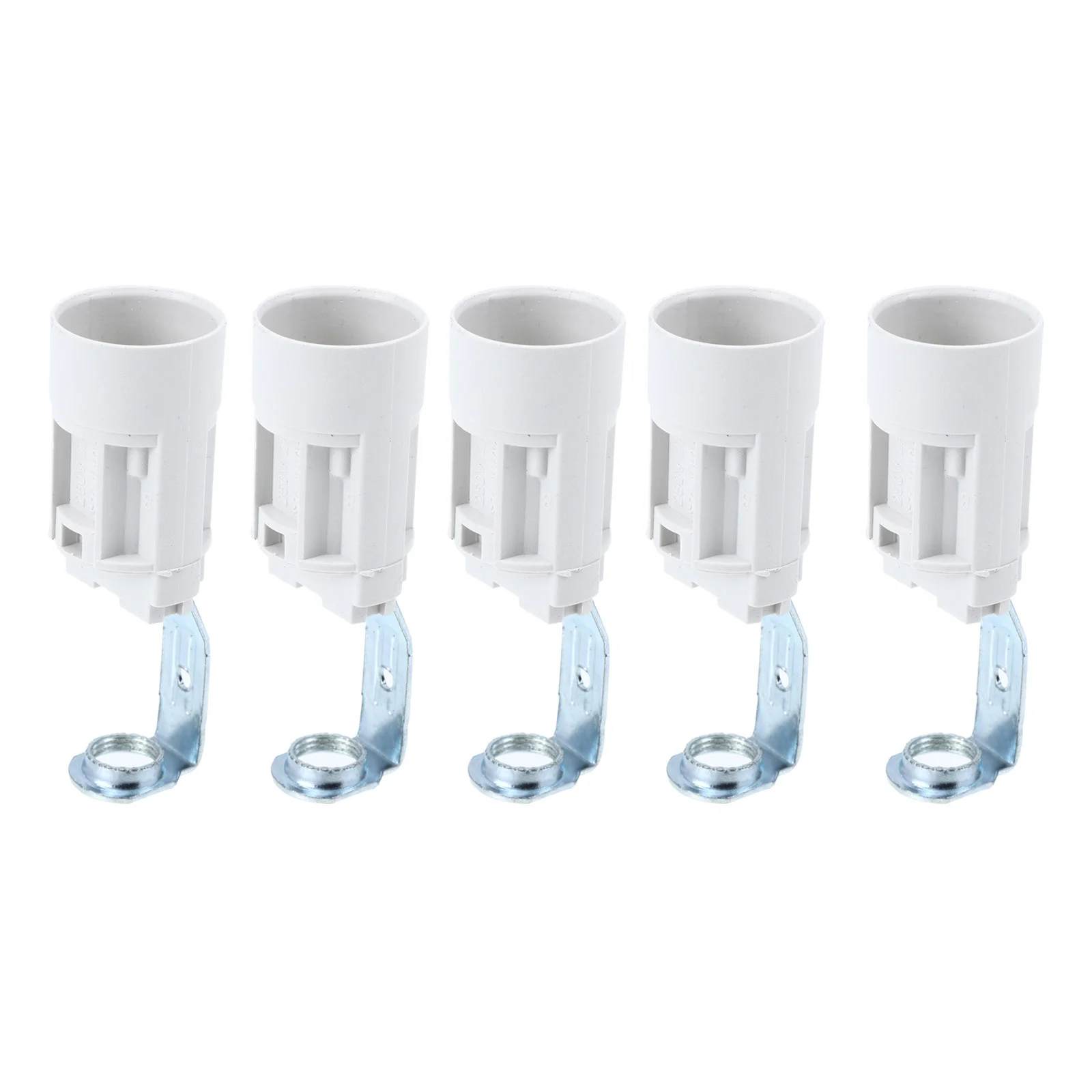 

5Pcs Candelabra Base Lamp Holder E14 Light Sockets Replacement Light Bases Transparent