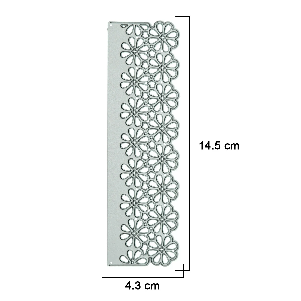 Скрапбукинг металлическая высечка маленькая Цветочная Маргаритка узор открытка