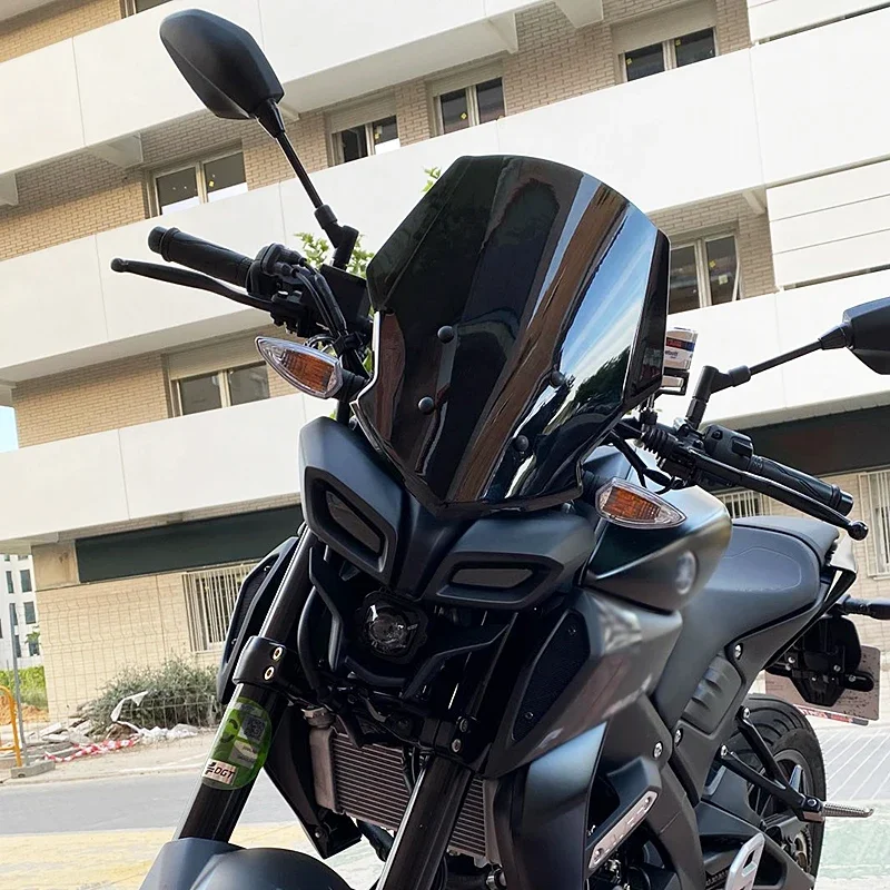 WAASE лобовое стекло мотоцикла, козырек, дефлектор ветра, экран для YAMAHA MT15 MT-15 2018 2019 2020 2021 2022 2023 (art.: 3920cd86506bf) - 3920cd86506bf