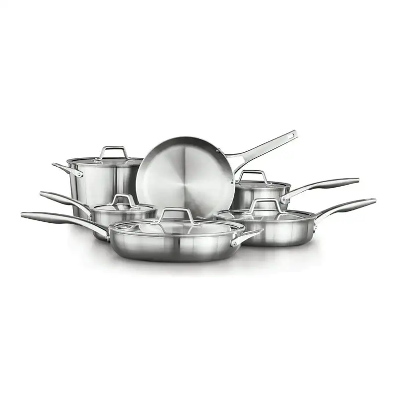 

Premier™ Stainless Steel Cookware Set, 11-Piece Set
