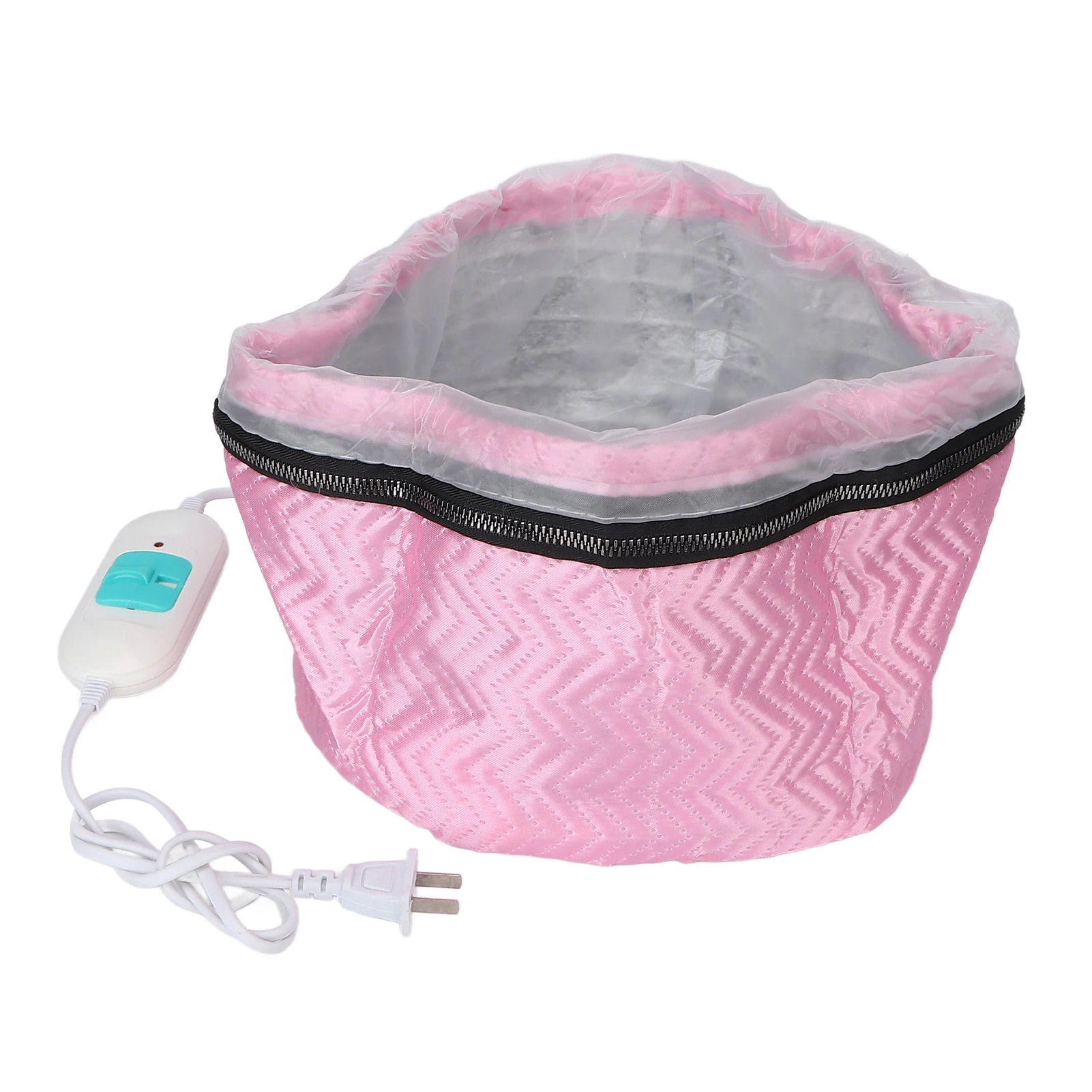 

Hair Thermal Treatment Cap Temperature Adjustable Deep Conditioning Electric Heat Cap US Plug 110‑220V