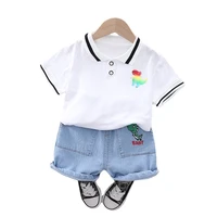 new summer fashion baby boys clothes suit children girls casual t shirt shorts 2pcssets toddler sports costume kids tracksuits
