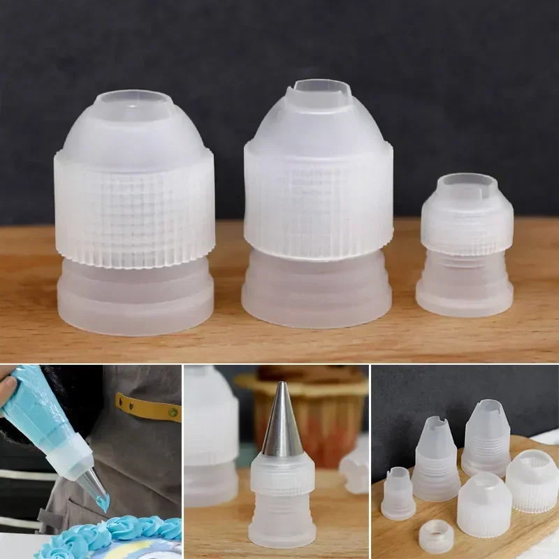 

1PCS Icing Piping Bag Russian Nozzle Converter Coupler Cake Cream Pastry Bag Nozzle Adapter For Cupcake Fondant Cookie