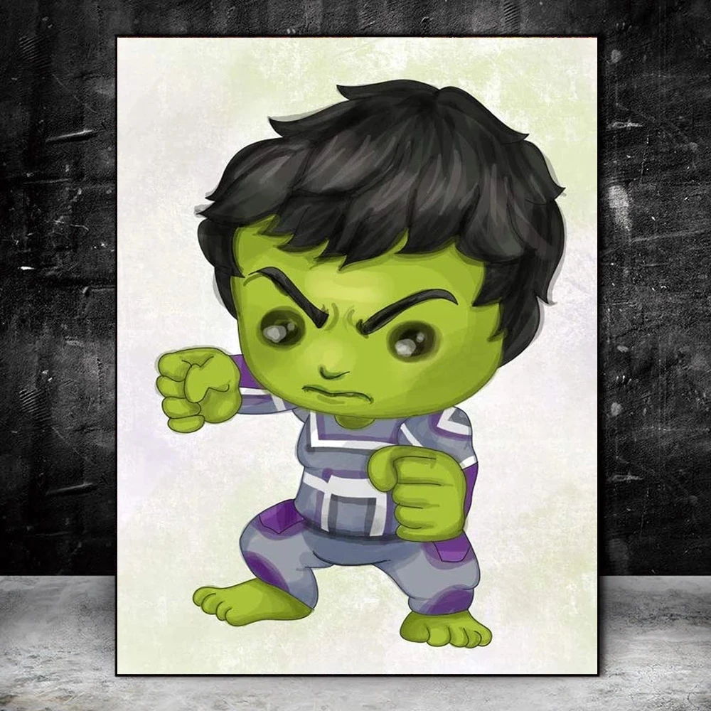 

Marvel Home Decor Superhero Painting Cartoon Wall Art HD Printed Captain America Poster Canvas Cuadros Modular Picture For Gift