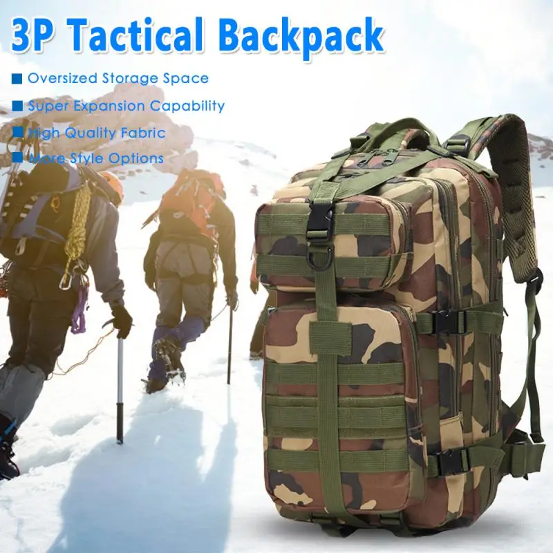 

Men Women Outdoor Military Army Tactical Backpack Trekking Sport Travel Rucksacks Camping Hiking Fishing Bags